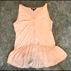 [Banana Republic] Light Pink Peplum Top